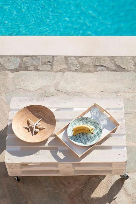 Luxury Cycladic Villa-Enjoy Infinity Pool Sunsets Koundouros Eksteriør billede