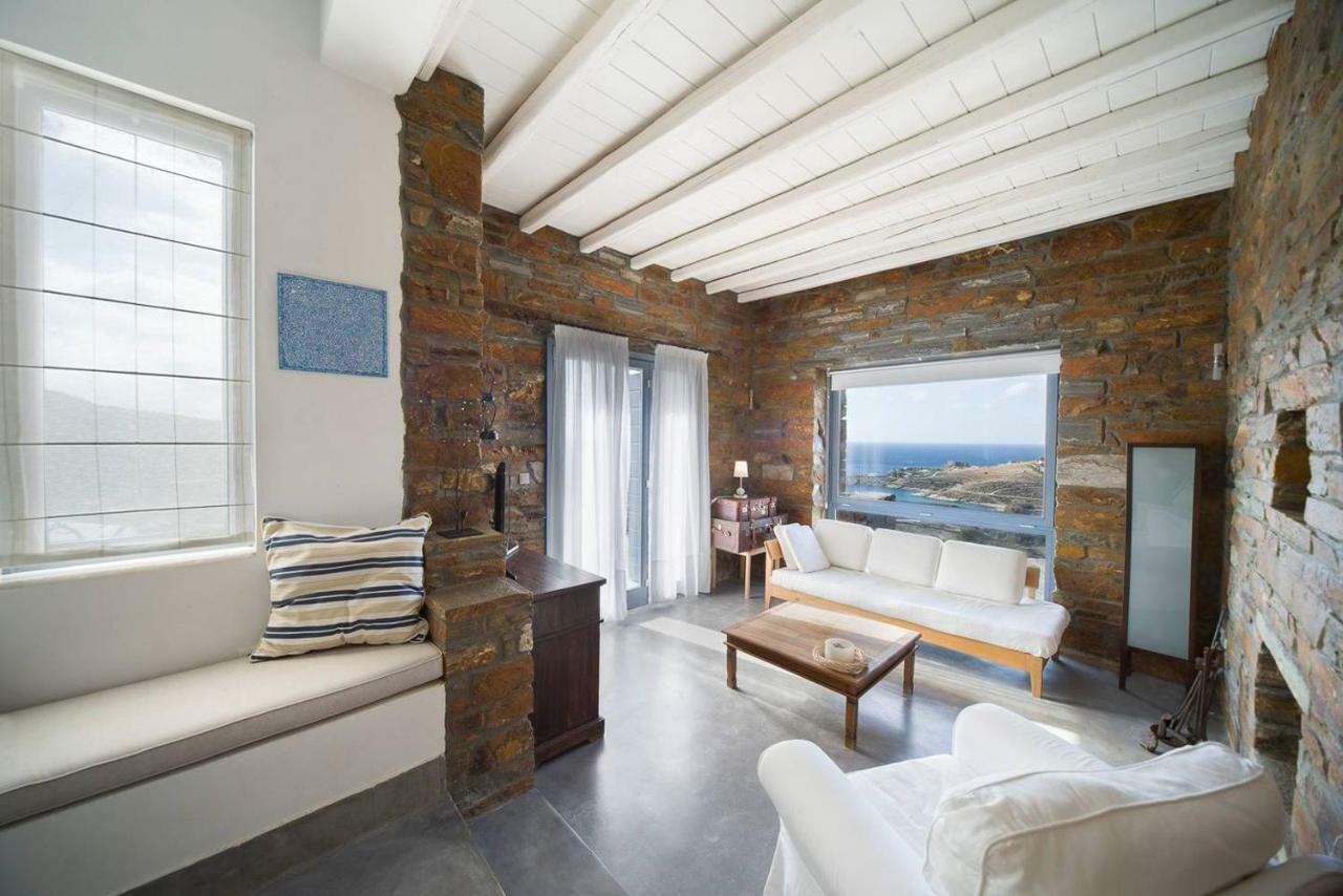 Luxury Cycladic Villa-Enjoy Infinity Pool Sunsets Koundouros Eksteriør billede