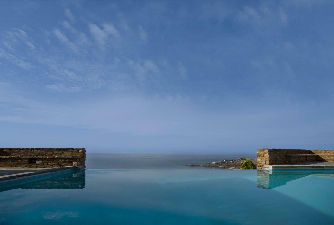 Luxury Cycladic Villa-Enjoy Infinity Pool Sunsets Koundouros Eksteriør billede