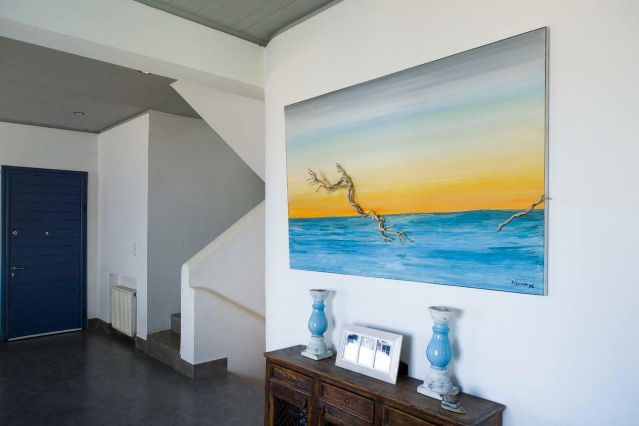 Luxury Cycladic Villa-Enjoy Infinity Pool Sunsets Koundouros Eksteriør billede