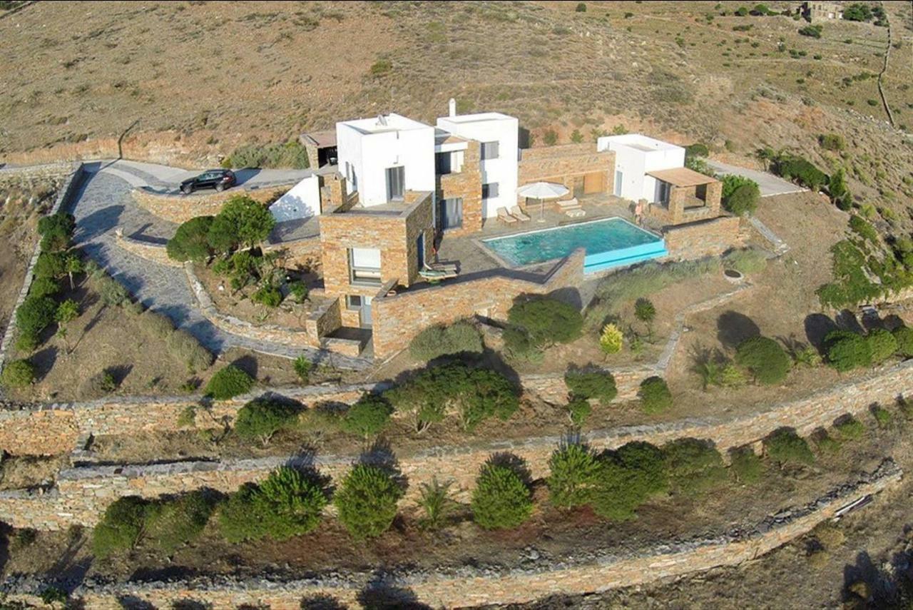 Luxury Cycladic Villa-Enjoy Infinity Pool Sunsets Koundouros Eksteriør billede